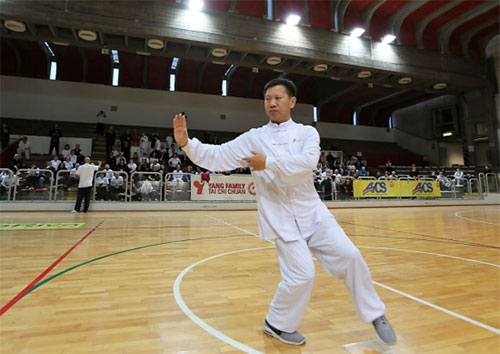 杨军讲师演练太极拳