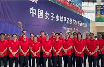 中國女子水球隊備戰東京奧運會