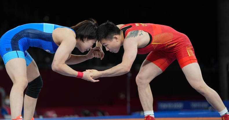 龐倩玉摔跤女子自由式53公斤級摘銀