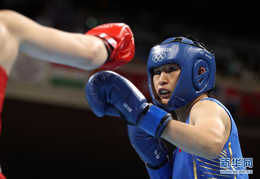8月8日，中国选手李倩在比赛中。新华社记者 欧东衢 摄