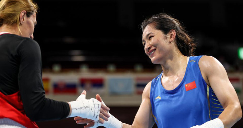 李倩晋级拳击女子75公斤级半决赛